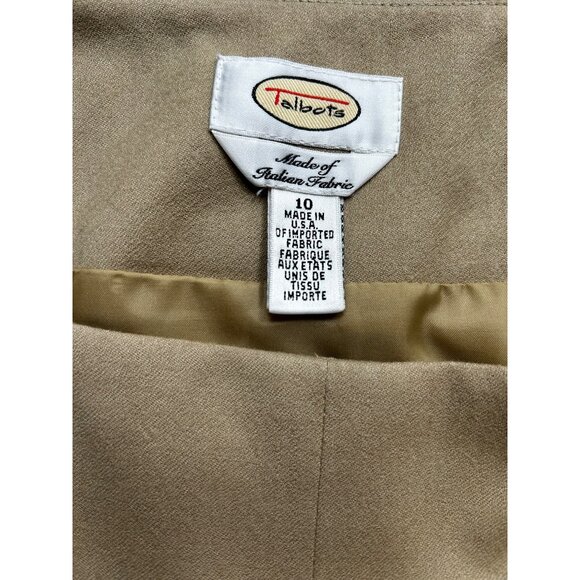 Vintage Talbots Italian Wool Timeless‎ Tailoring A-Line Skirt Made in USA Sz 10 - Picture 5 of 8